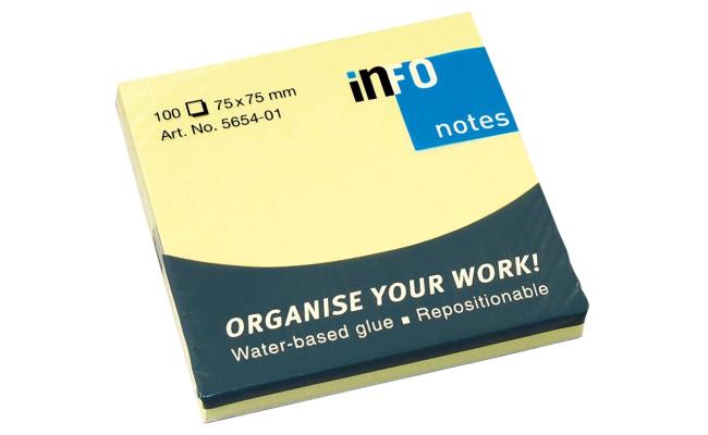 Info Sticky Notes 3*3 Yellow