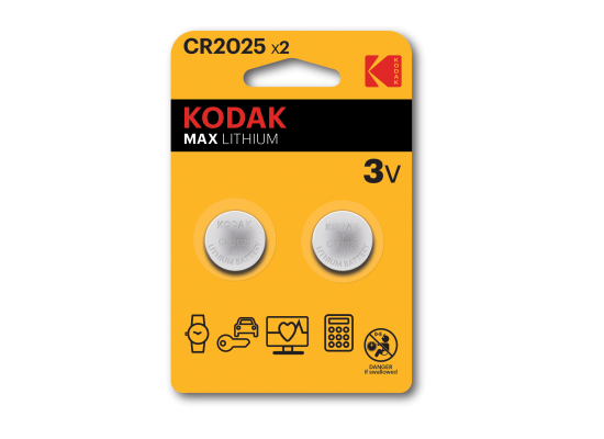 Kodak Lithium Button Cell Batteries 2025 Pack Of 2
