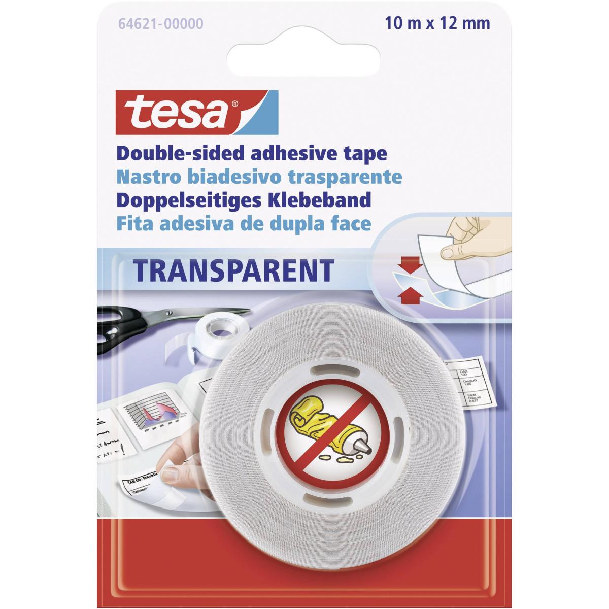 Tesa Double-Sided Tape 10 m x 12 mm