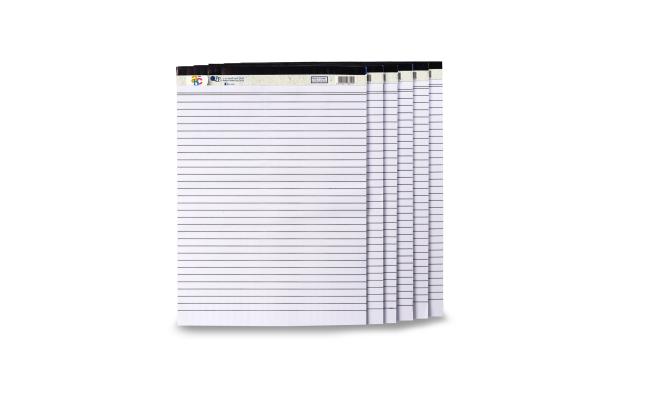 ABC A4 Writing Pad, White 50 gsm 40 Sheets pack of 12