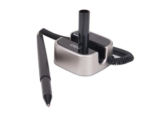 Deli 6797 Daily Desk Gel Ink Pen with Stand 0.7 mm - Black