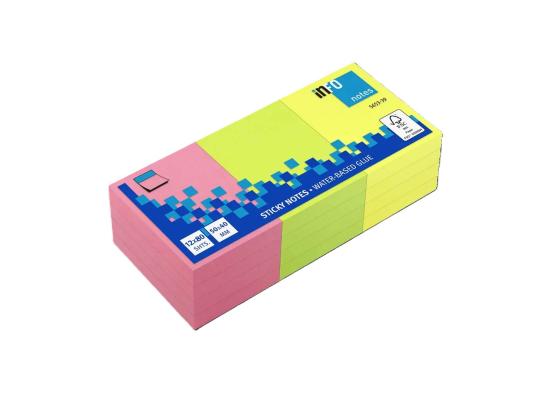 Info sticky notes spring line 2 x 1.5 Pack of 12