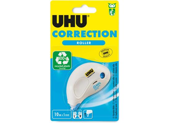 UHU Correction Ruller Compact for Fast, Clean and Line Accurate Correction, 10 m x 5 mm