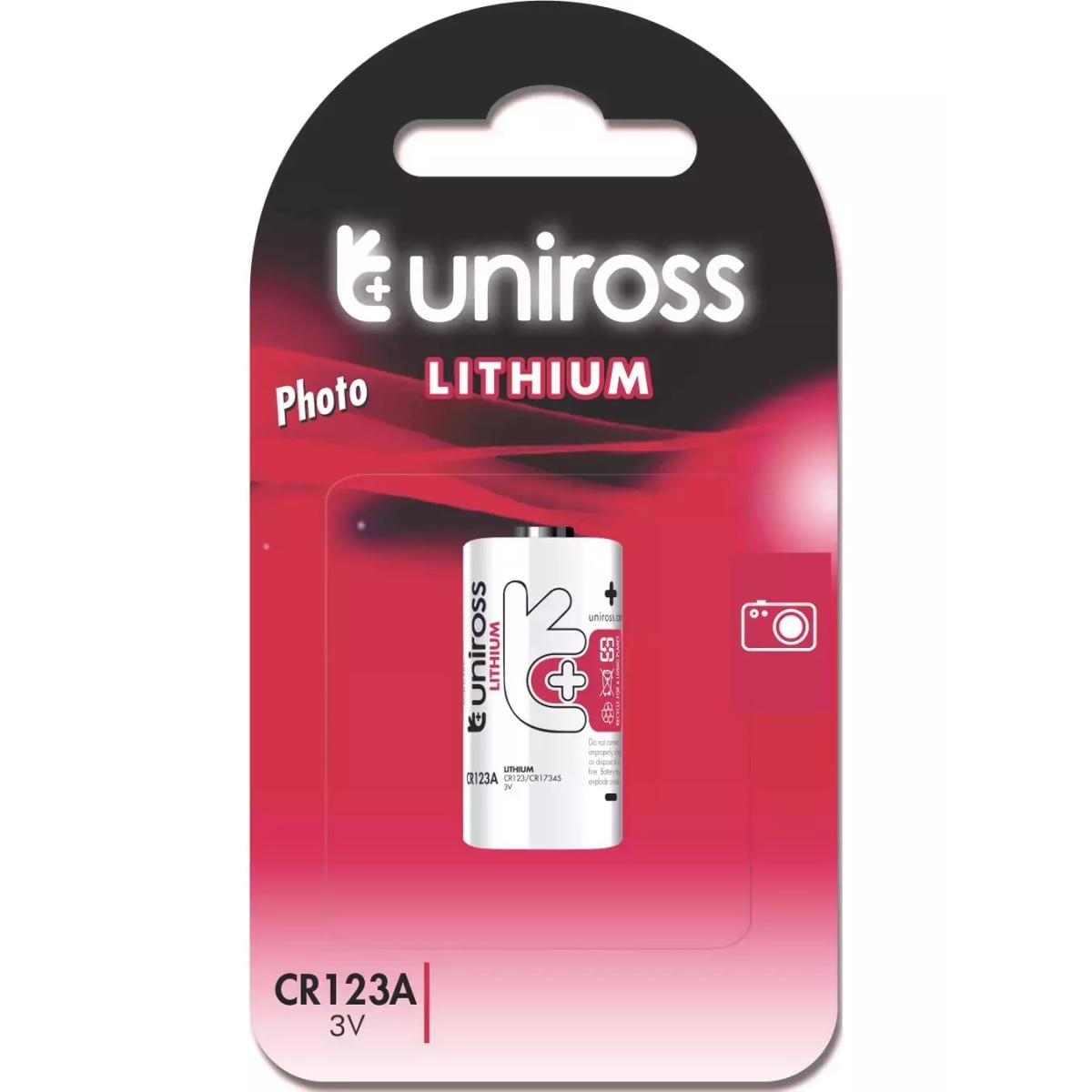 Uniross CR123A Industrial Lithium Battery