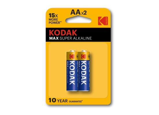 Kodak Max Alkaline AA Batteries Pack Of 2
