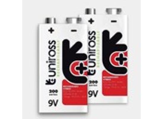 Uniross Hybrio Pre-charged 1 X 9v 200 Series Rechargeable Battery