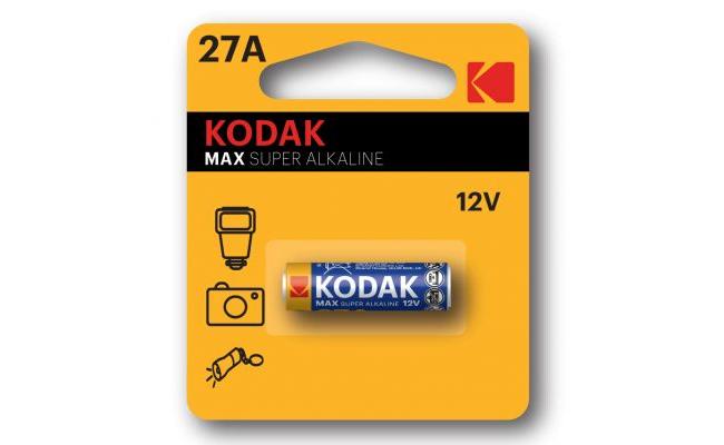 Kodak Super Alkaline 27A Battery