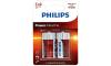 Philips Power Alkaline Batteries C - Pack of 2