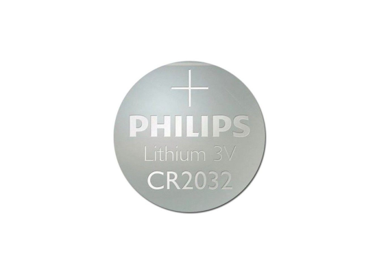 Philips Lithium Cell Button Batteries CR2032 - Pack of 5