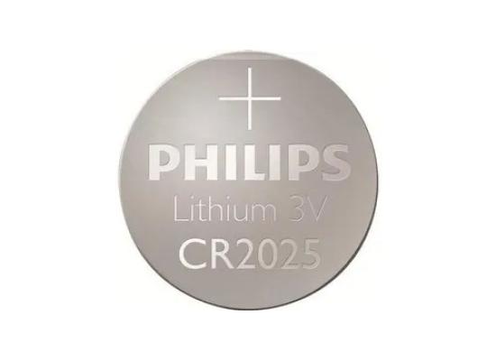 Philips Lithium Cell Button Batteries CR2025 - Pack of 5