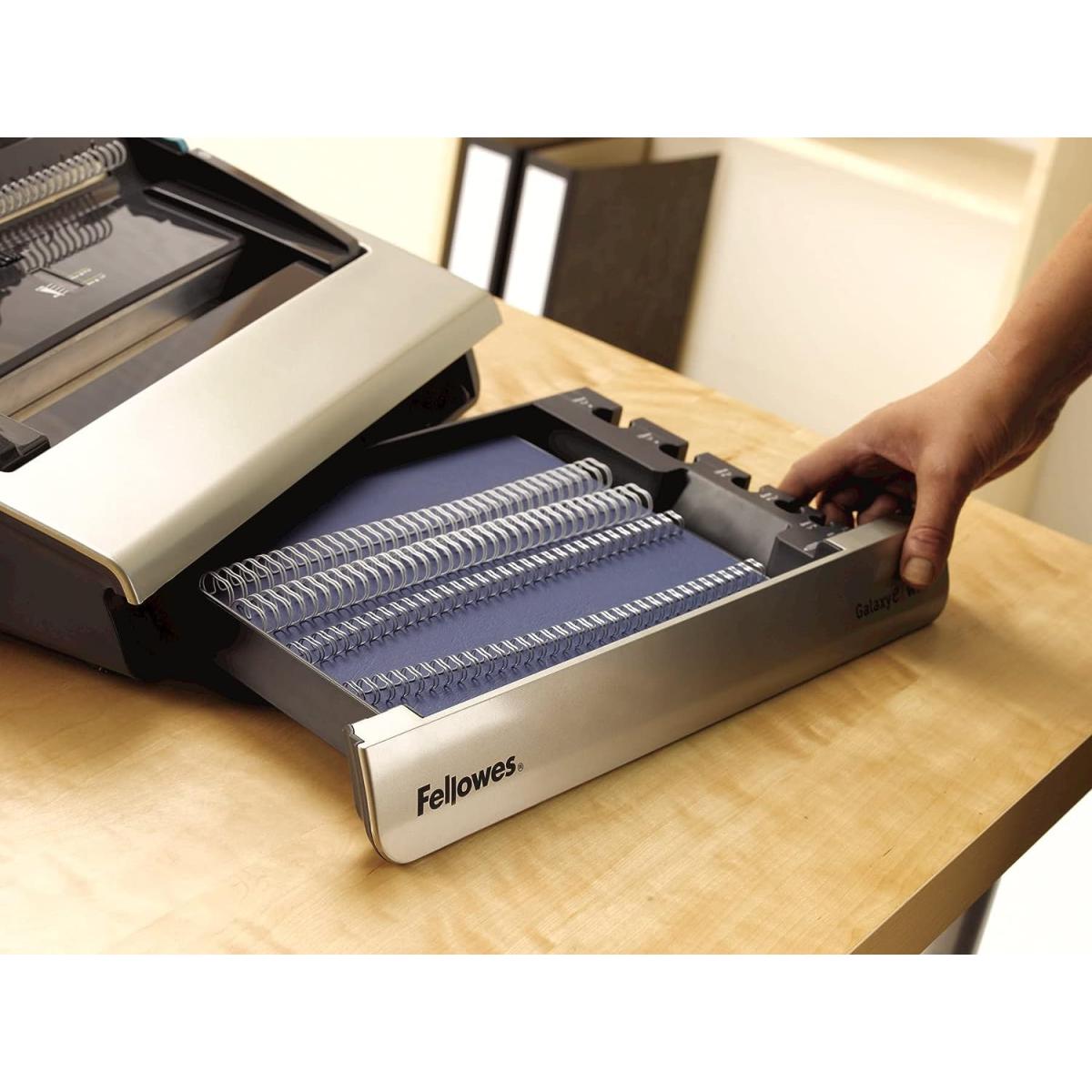Fellowes Galaxy-E Electric Wire Binding Machine w/ Starter Kit