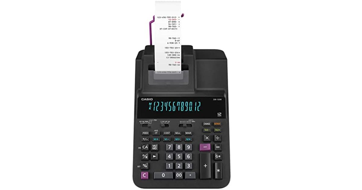 Casio Printing Calculator DR120R DR120R