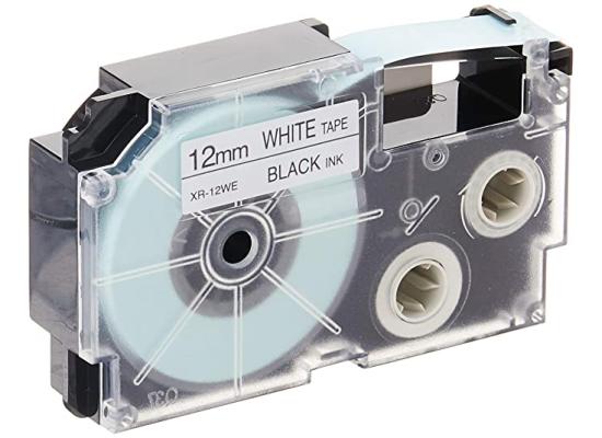 Casio XR-12 Cartridge 12mm White Tape