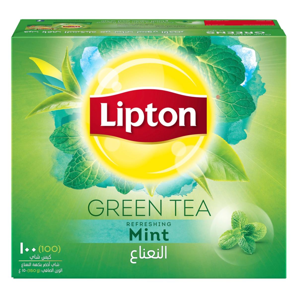 Lipton Green Tea with Mint 100 bags