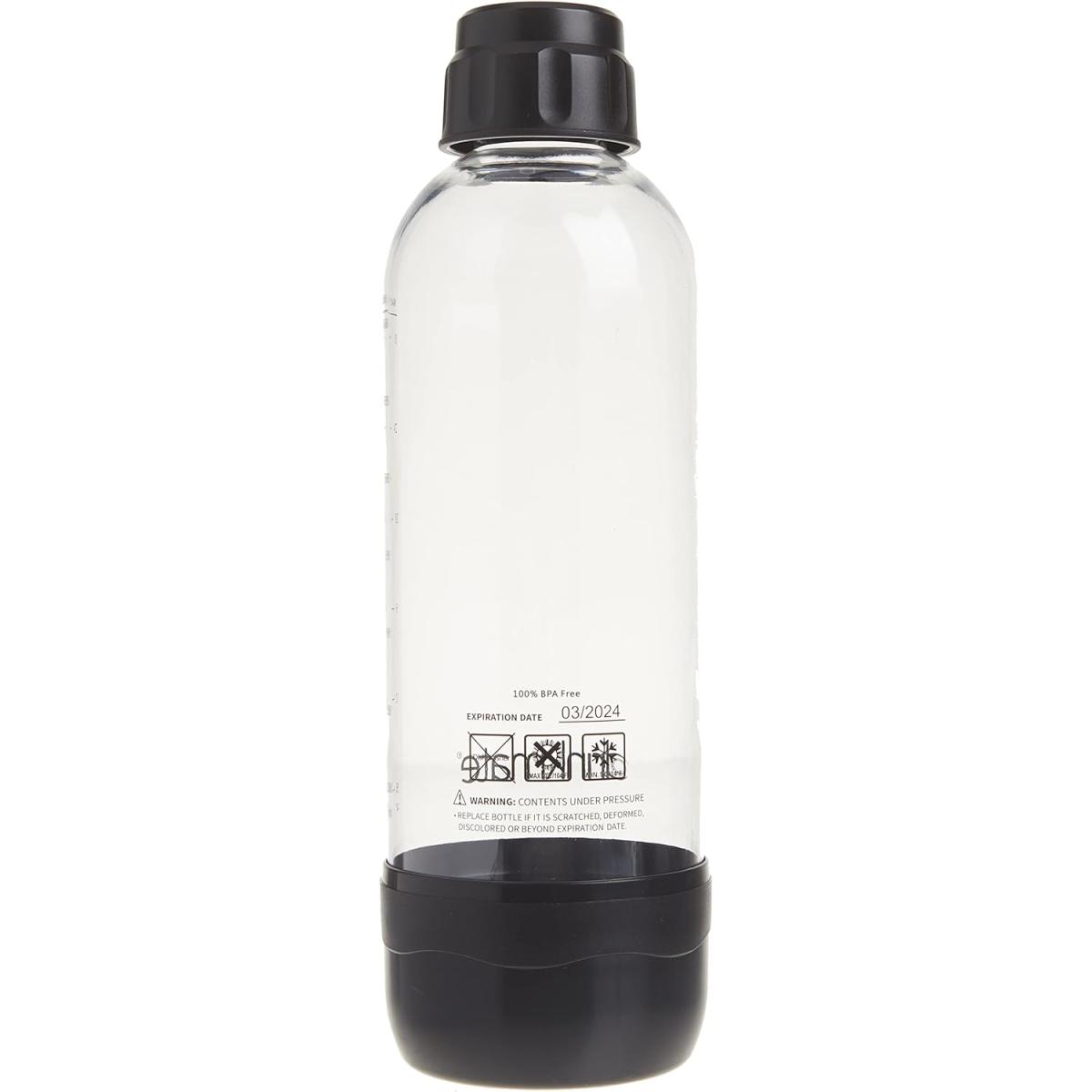 Drinkmate PET Bottles 1L (Black)