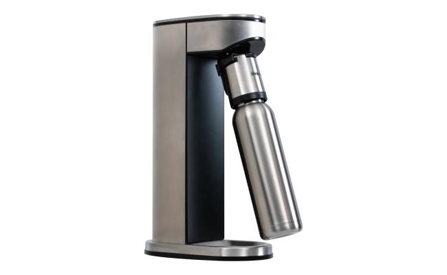 DrinkMate LUX Sparkling Water and Soda Machine With CO2 Cylinder (Stainless Steel)