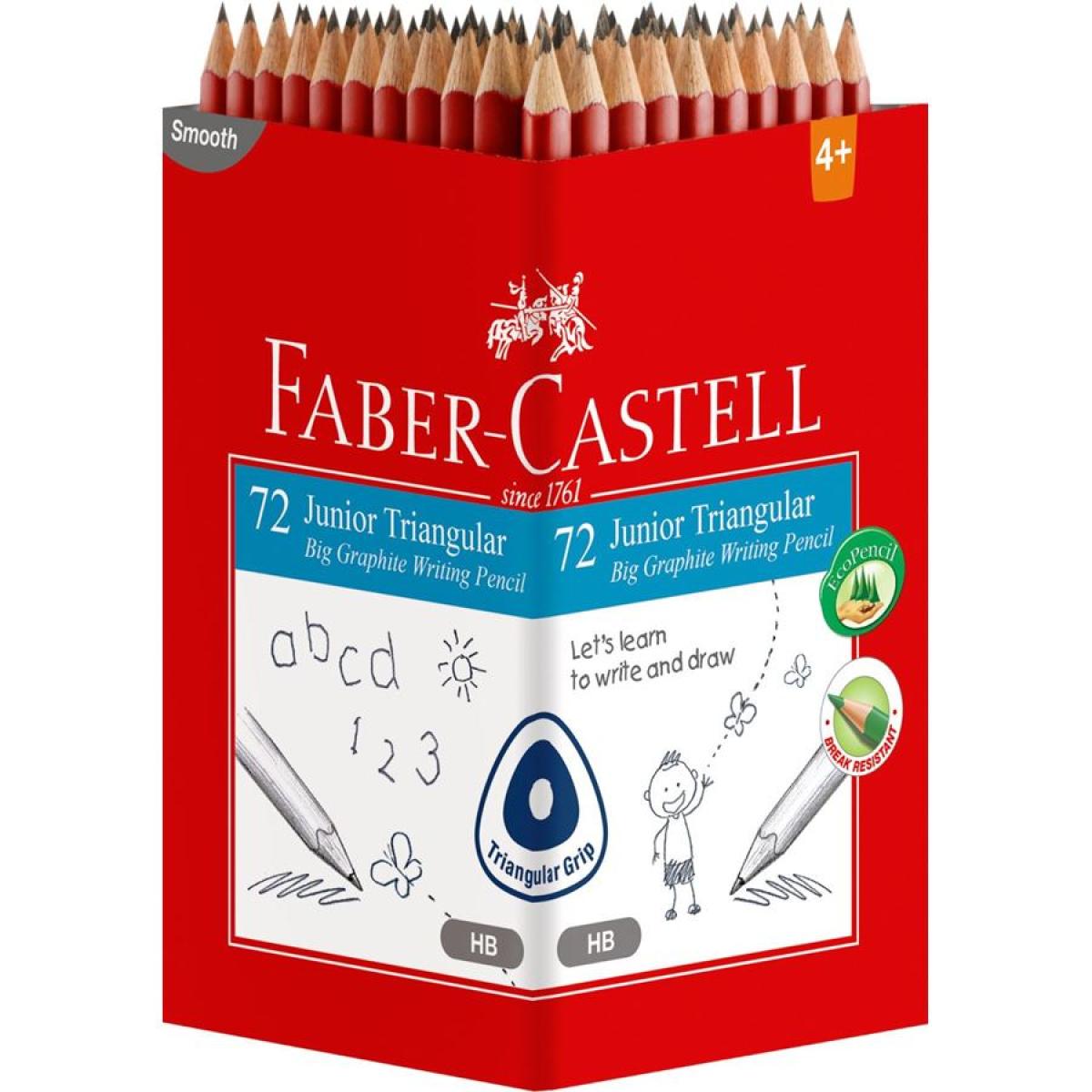 Faber Castell 72 Big Graphite Writing Pencil Triangular