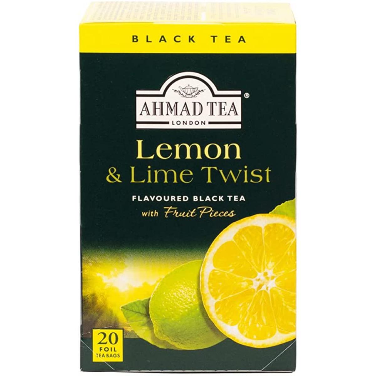 Ahmad Tea Lemon & Lime Twist, Pack of 20