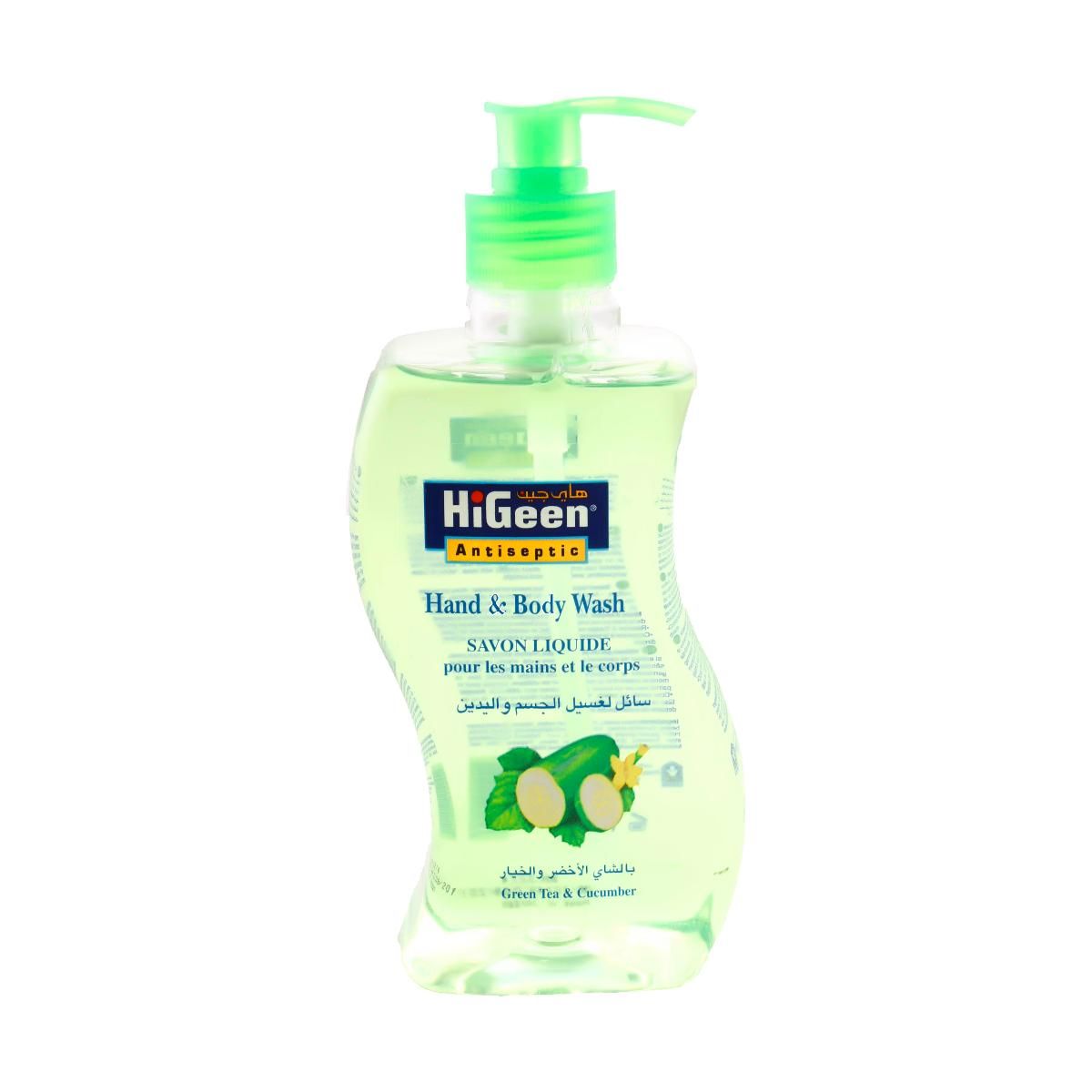 HiGeen Hand & Body Wash Light Green 500ml