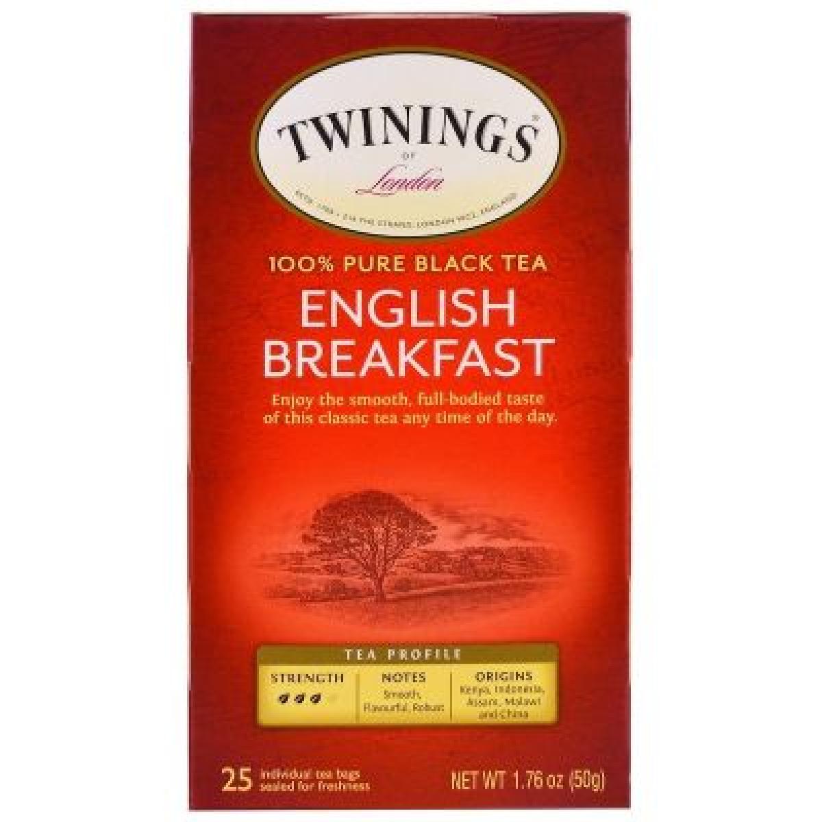 Twinings English Breakfast Tea, 25 Bags