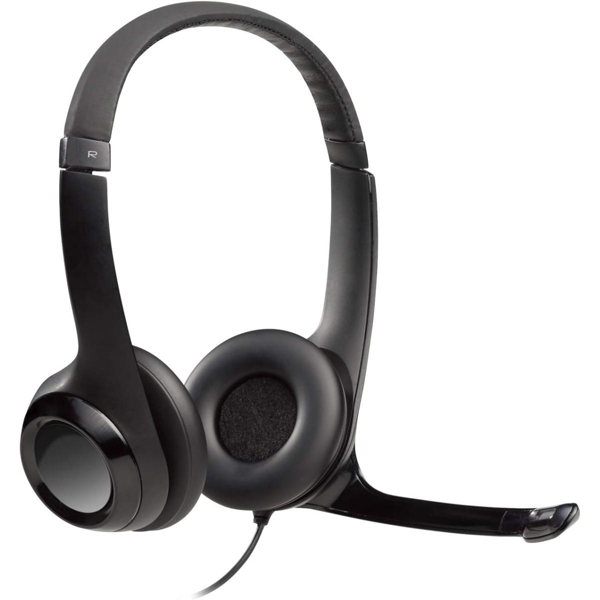 Logitech H390 Wired Headset ANC USB In-Line Controls