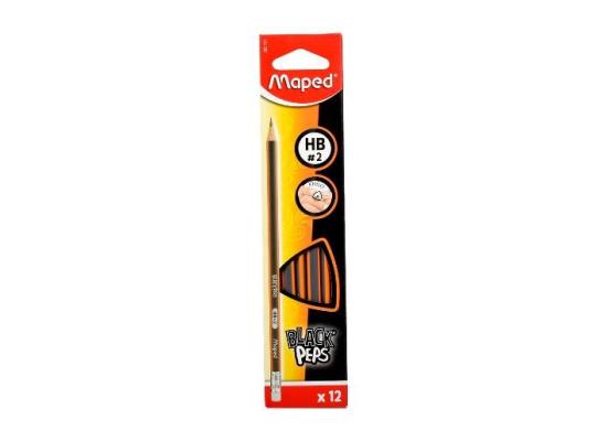 Maped Jumbo Pencil Pack of 12 