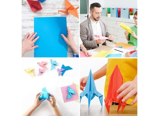 A4 Neon Color Carton, 4 Colors Pack of 100 Sheets