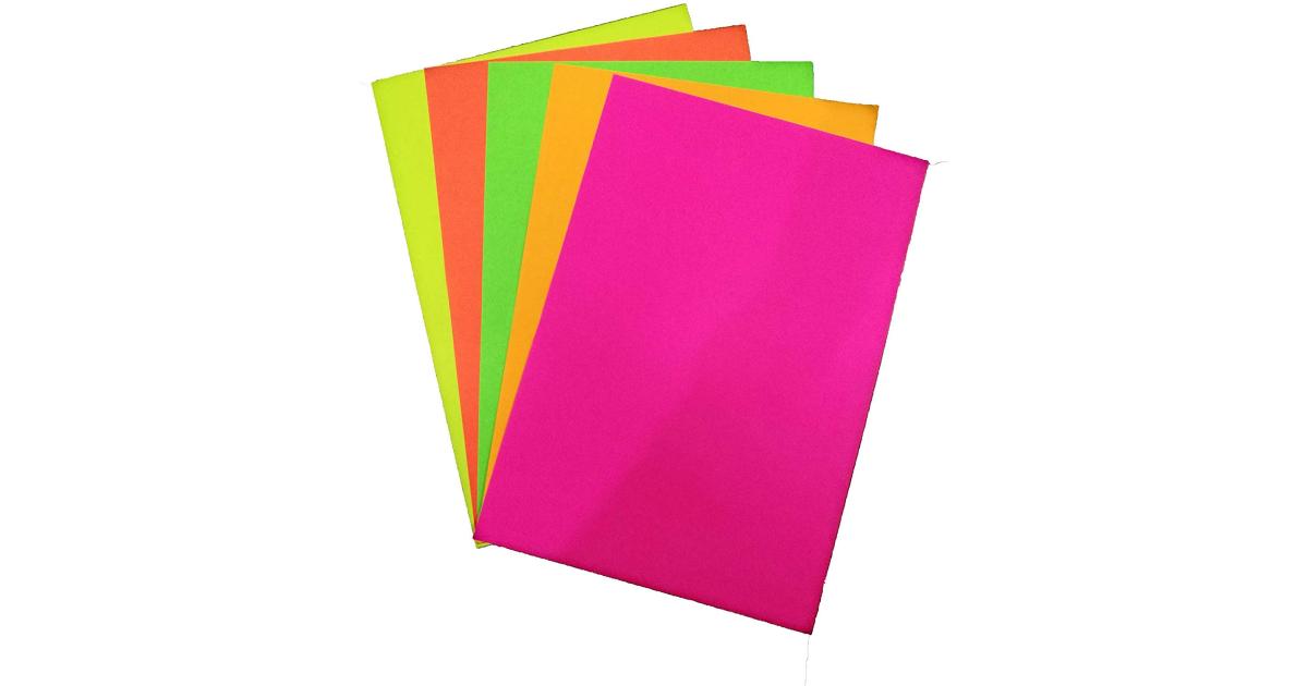 A4 Neon Colour Fluorescent Paper Pack Of 100 Sheets Colorcopy Neon 4172