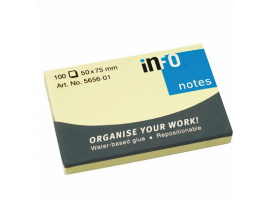 Info Sticky Notes 2*3 Yellow