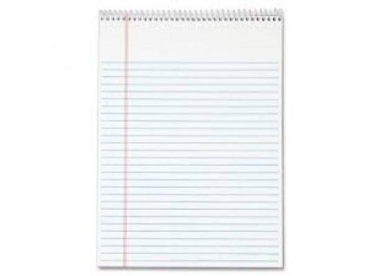 A5 Wire bound Writing Pad White