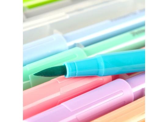 Pelikan Markana Pincel, Fiber-Tip Brush, Pen pack of 12