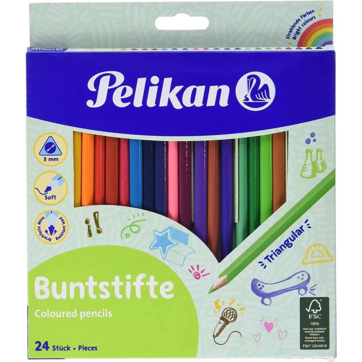 Pelikan Coloured Pencils Hexagonal 24pcs