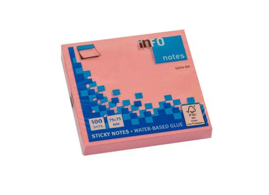 Info Sticky Notes 3*3 Pink