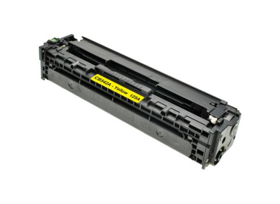HP CB542A (125A) Yellow Toner Cartridge (Compatible)