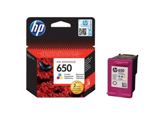HP C102AE (650) Tri-Color Ink Cartridge