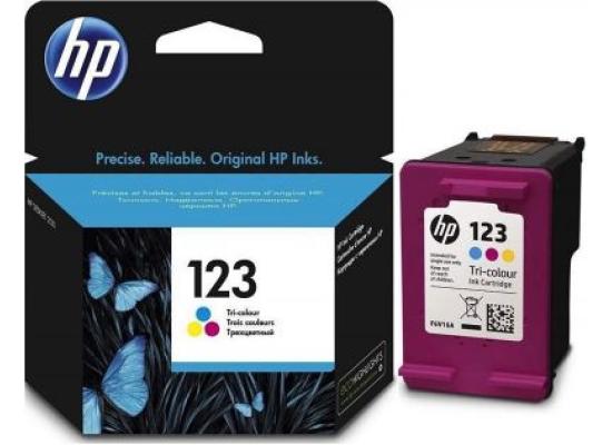 HP 123 Tri-Color Original Ink Cartridge