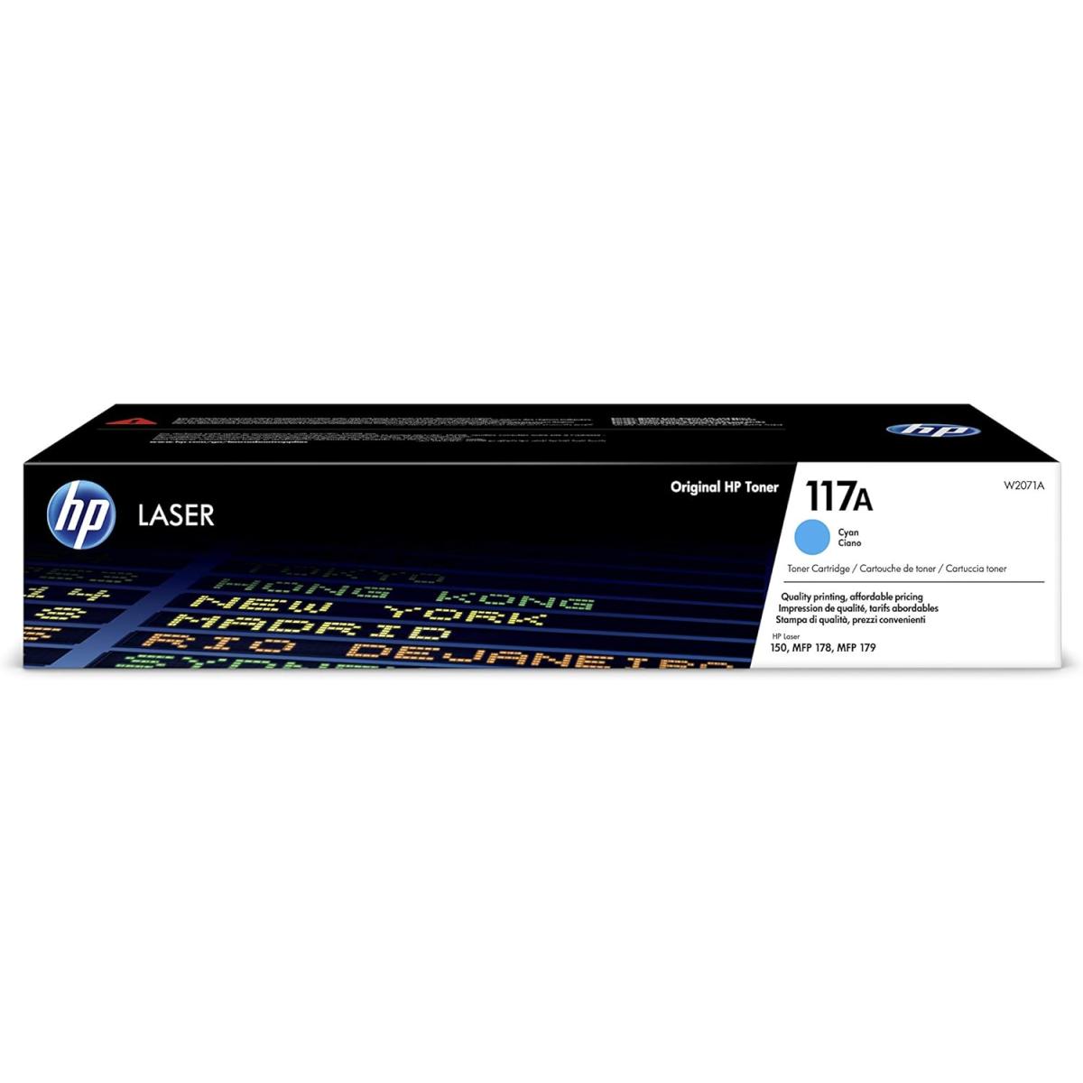 HP 117A Original Laserjet Toner Cartridge, Cyan