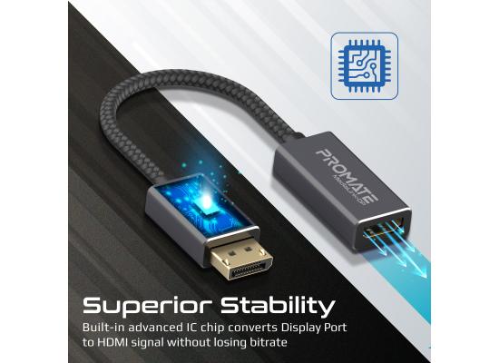Promate MediaLink-DP 4K@60Hz High Definition DisplayPort to HDMI Adapter