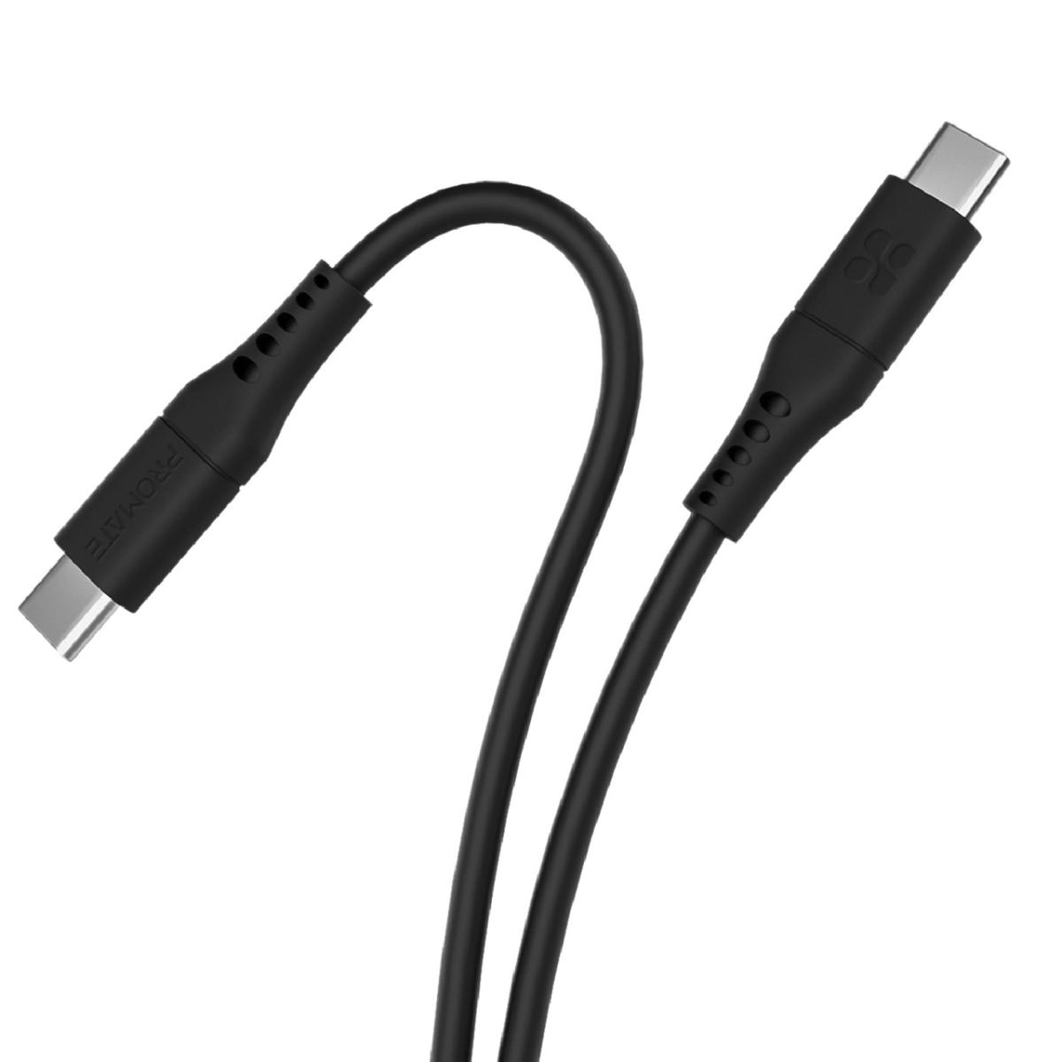 Promate POWERLINK-CC200 USB-C Cable with 60W PD, 480Mbps Data Transfer and 2M Silicone Cord