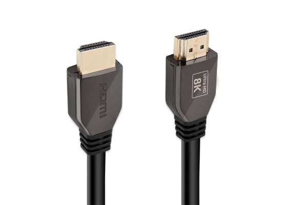 Promate ProLink8K-200 HDMI Cable, Ultra High-Speed HDMI 2.1 Cable with 8K HDR, 48Gbps Transfer Speed, 2m , 3D Support and Enhanced Audio 