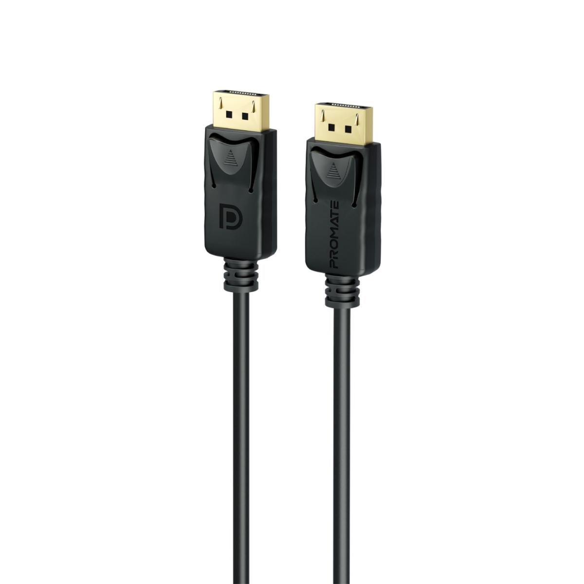 Promate DPLink-300 DisplayPort Cable, Ultra HD 8K@60Hz Video Display Cord with, 3m Super Slim Cable