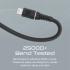 Promate PowerLine-Ci120 USB-C to Lightning Cable, Apple MFi Certified with 20W PD, 120 cm black