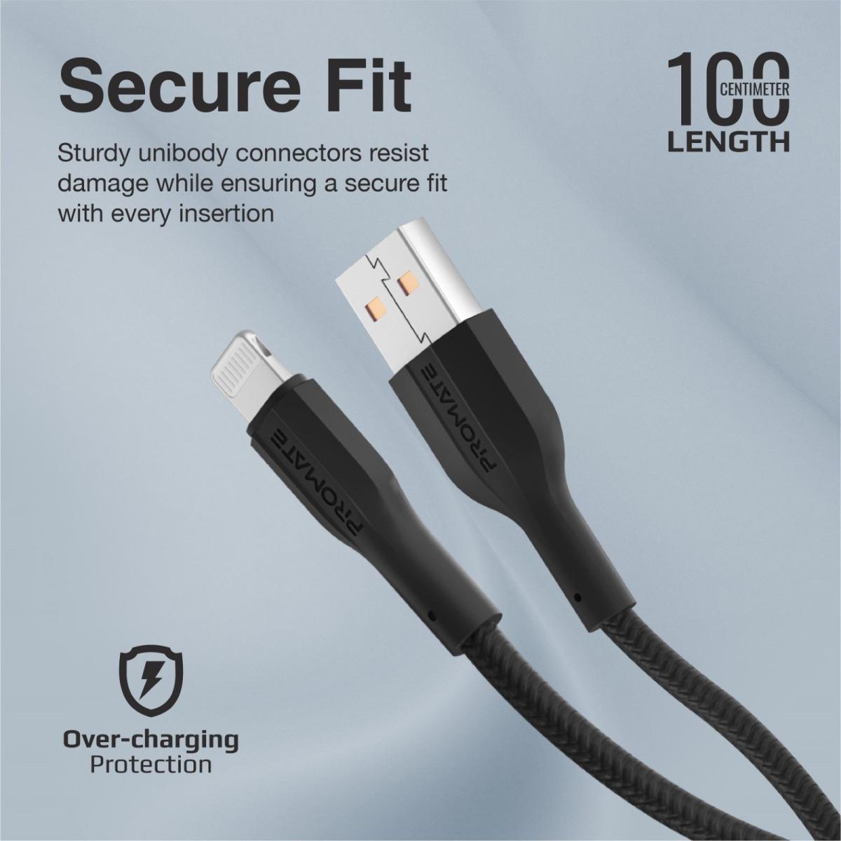 Promate xCord-Ai Super-Flexible USB to Lightning Connector Cable