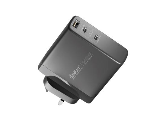 Promate GaNCharge-140W USB-C Wall Charger with 30W  QC 3.0 Port