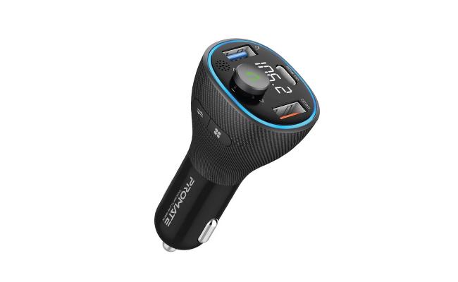 Promate PowerTune-38W - Universal Wireless Hands-free Kit with FM Transmitter