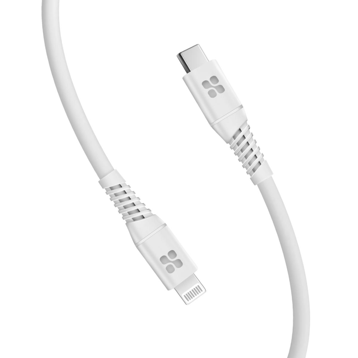 Promate PowerLine-Ci120 USB-C to Lightning Cable, Apple MFi Certified with 20W PD, 120 cm