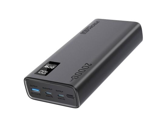 Promate Bolt-20PD, Power Bank 20000mAh, Ultra-Slim Portable Charger, 20W