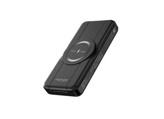 Promate PowerPack-Fold - 5-in-1 Foldable MagSafe Compatible Wireless Charging Power Bank