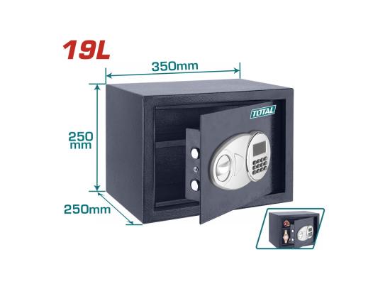 Total Electronic Safe 19L With Digital Lock