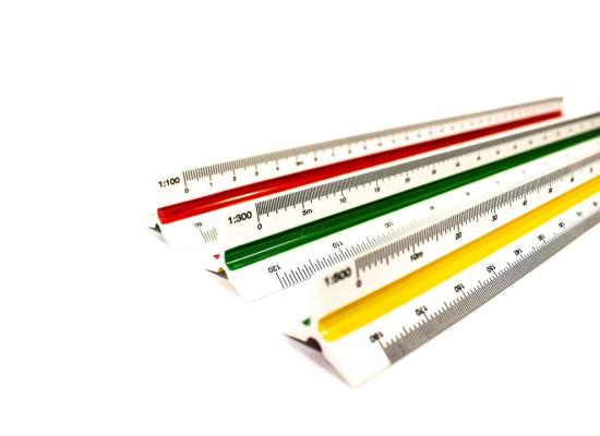 Scale Ruler Triangular 30cm